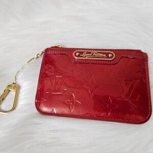 Louis Vuitton Red Vernis Key Cles